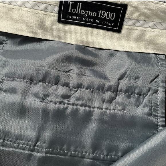 J.Crew Café Capri Pants Size 6 Tollegno 1900 Italian Wool Gray Dress Trousers - Picture 5 of 10